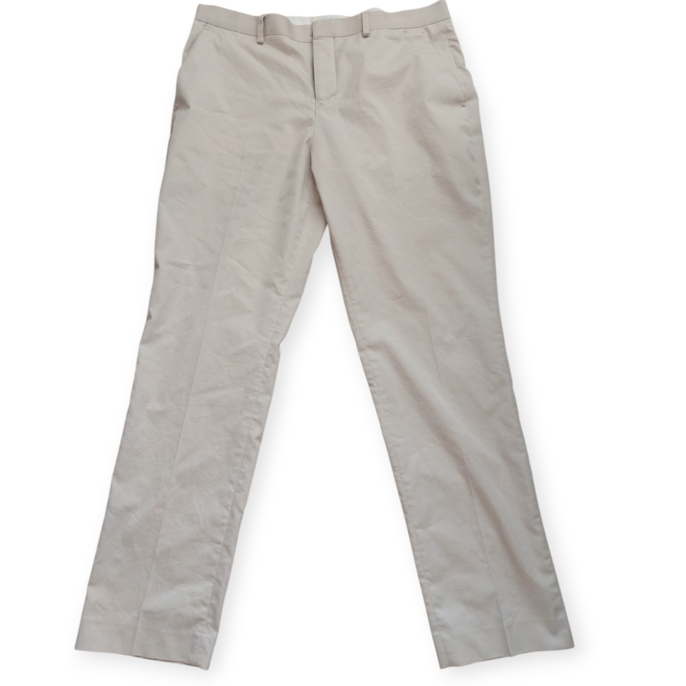 Express Slim Khaki Dress Pants 33x32 Men Beige Work Office